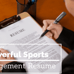 making a sports management resume