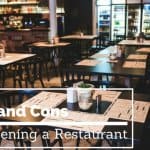 pros and cons of starting a restaurant