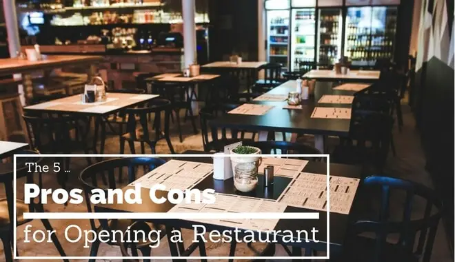 pros and cons of starting a restaurant